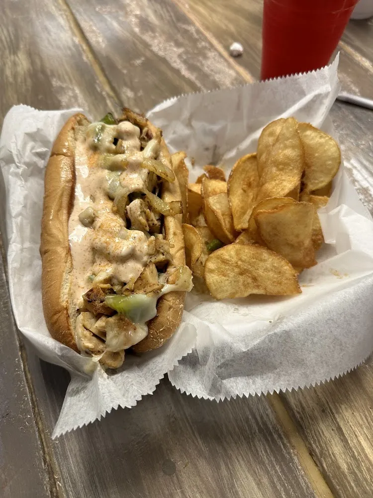 Chicken Philly with Chips